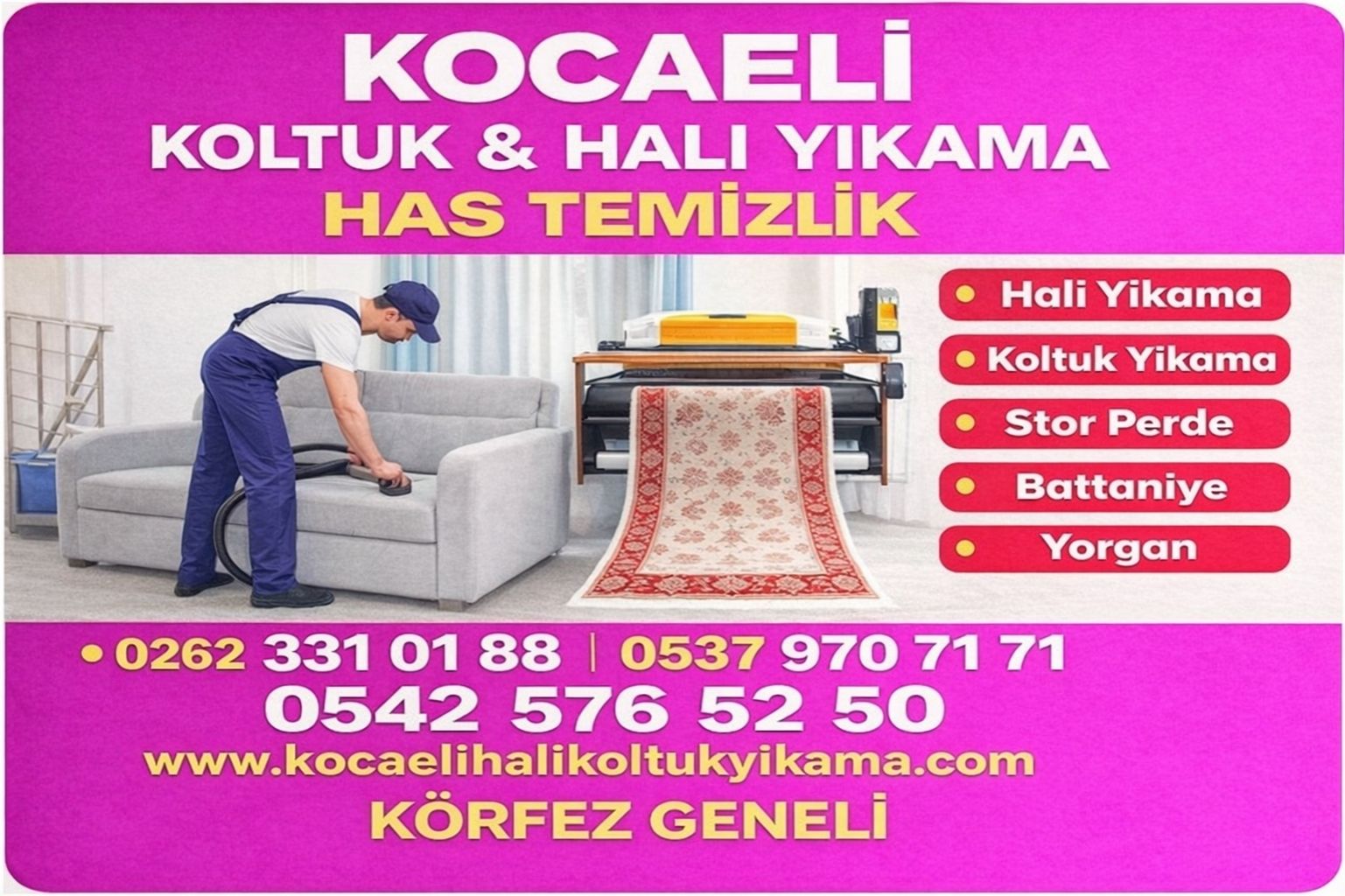 körfez ghalı yıkama